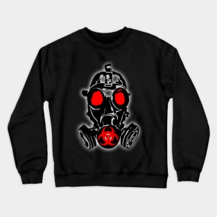 biohazard, gas mask Crewneck Sweatshirt